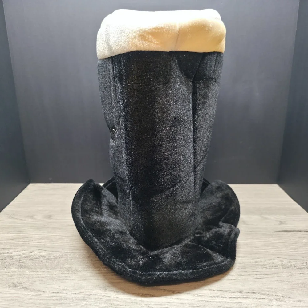 Vintage Guinness Beer Party Hat - Black White Festive Hat Top Hat